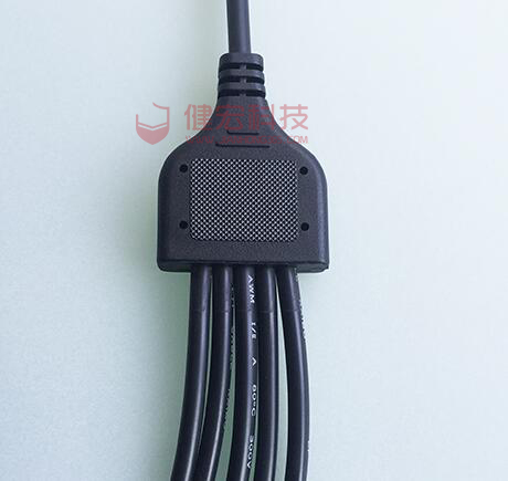 Y型一拖五防水連接線 LED路燈電源防水線