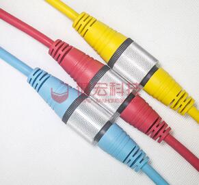 m27 2-4芯 IP65-IP68 公母防水連接線