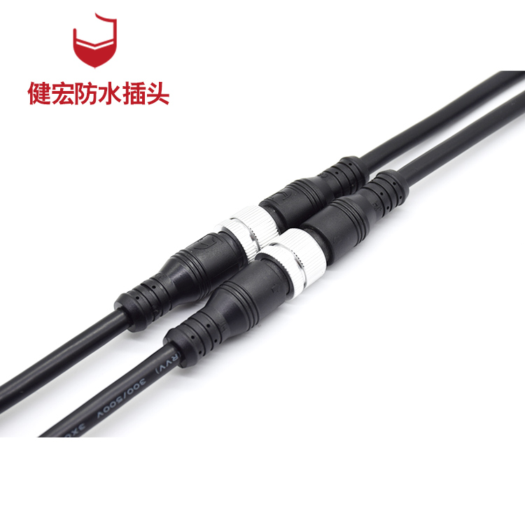 m10 2-8芯 IP65-IP68 接頭公母防水連接線