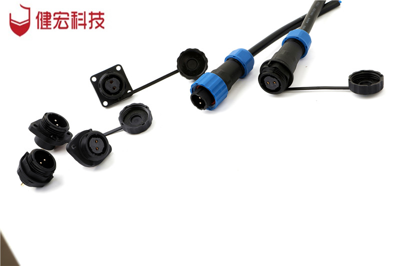 KE17焊接式電纜防水插頭